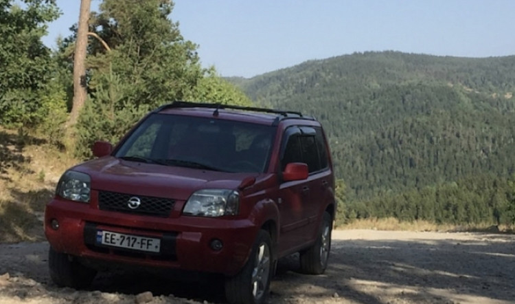 Nissan X-Trail mountain road rental Georgia