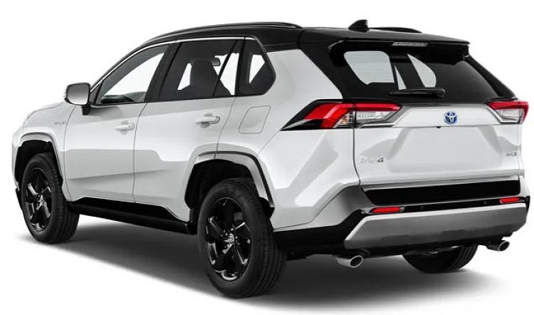 Toyota RAV4 Hybrid вид сзади аренда Тбилиси Грузия